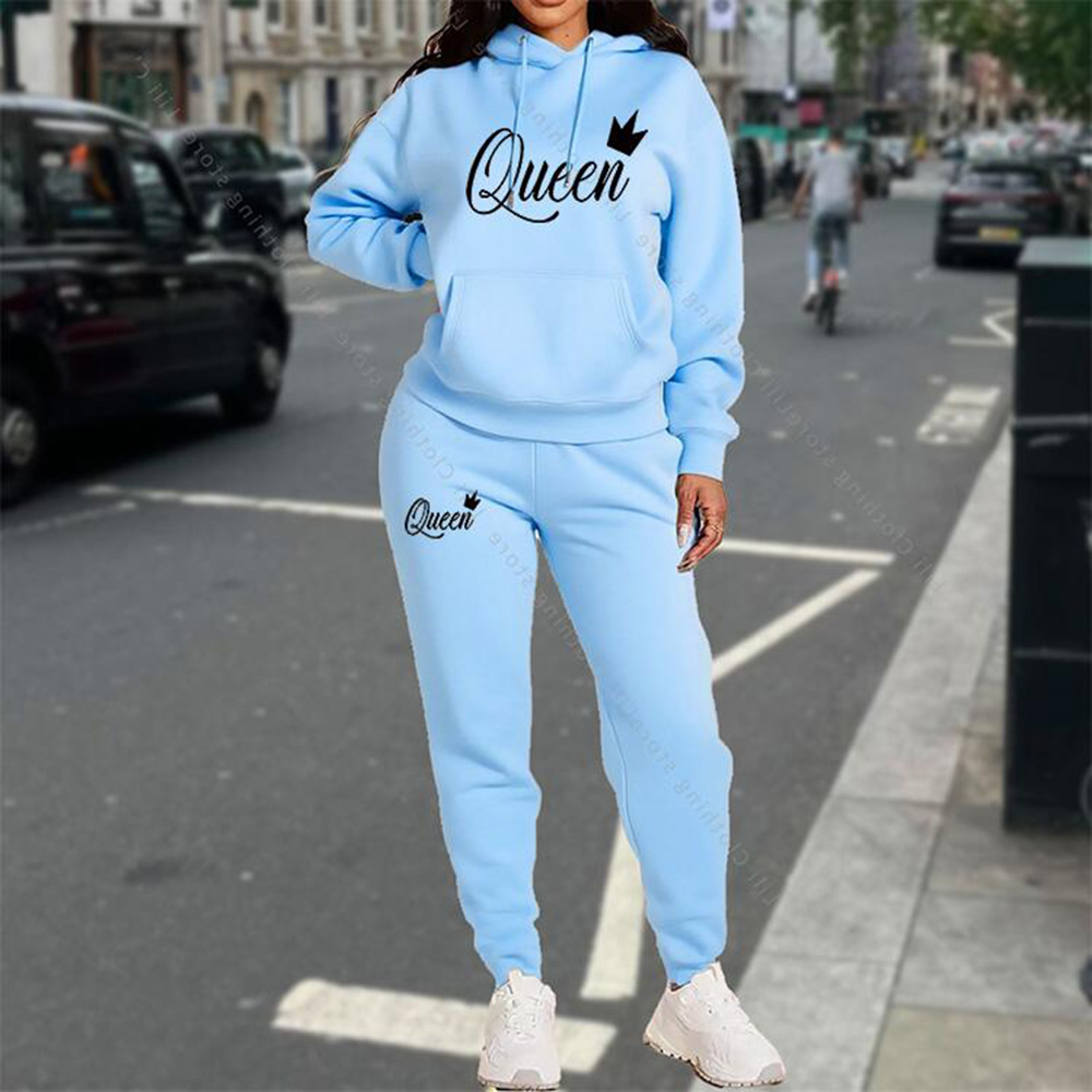 Streetwear Brand Tracksuit - Eşofman Kadın Giyim Sonbahar Kış Hoodies