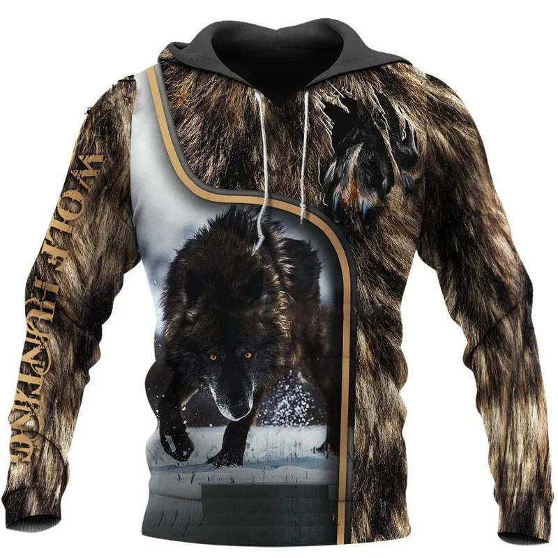 Streetwear Brand Tracksuit - Kurt Baskılı Erkek Kapüşonlu Sweatshirtler 3D