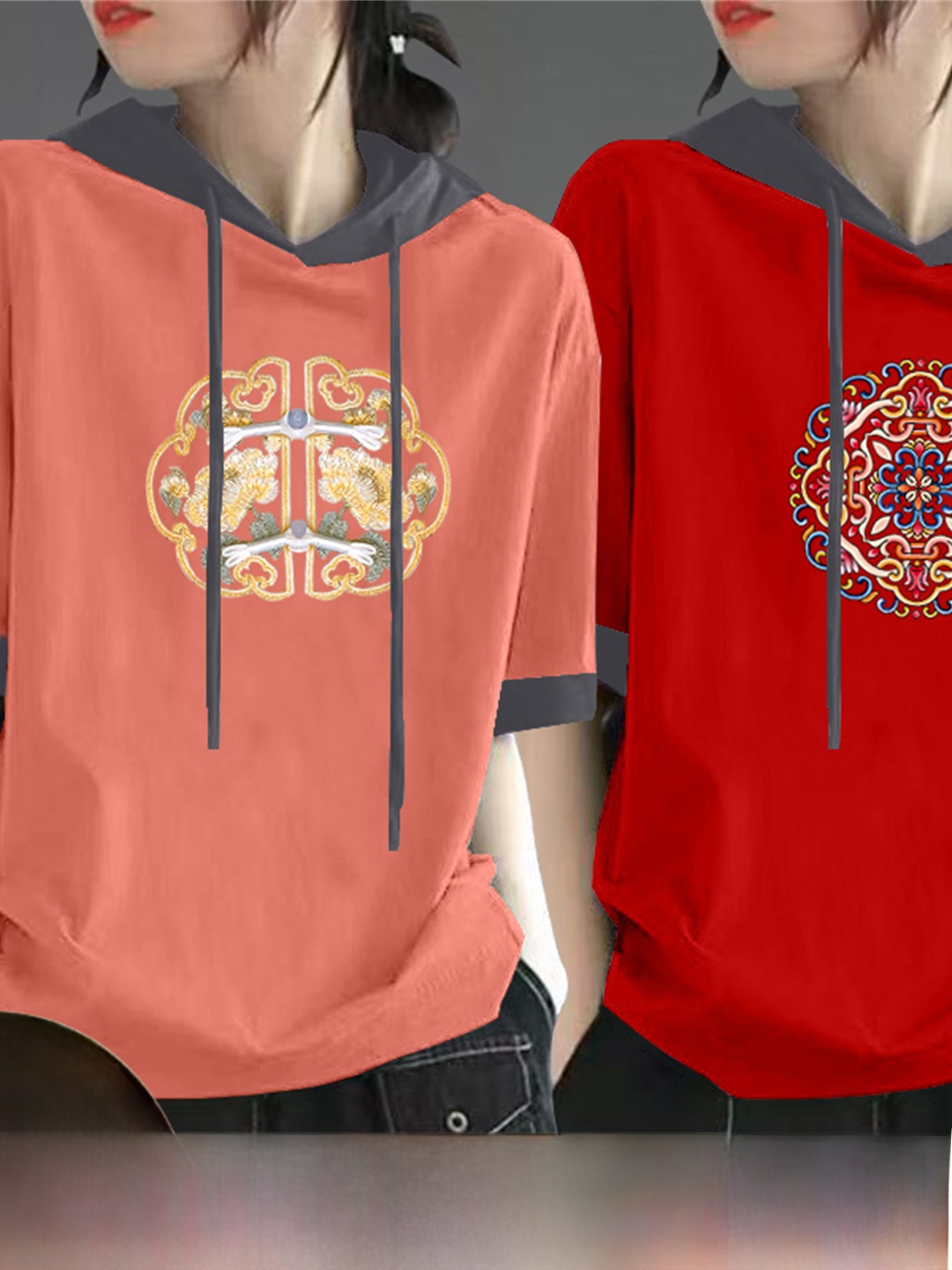 Kırmızı Saf Pamuk Kısa Kollu T - Streetwear Brand Red incelemesi ve fiyatı