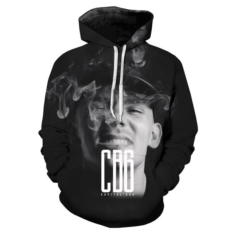 Rapçi CB6 baskılı Hoodies erke - Streetwear Brand Tracksuit incelemesi ve fiyatı