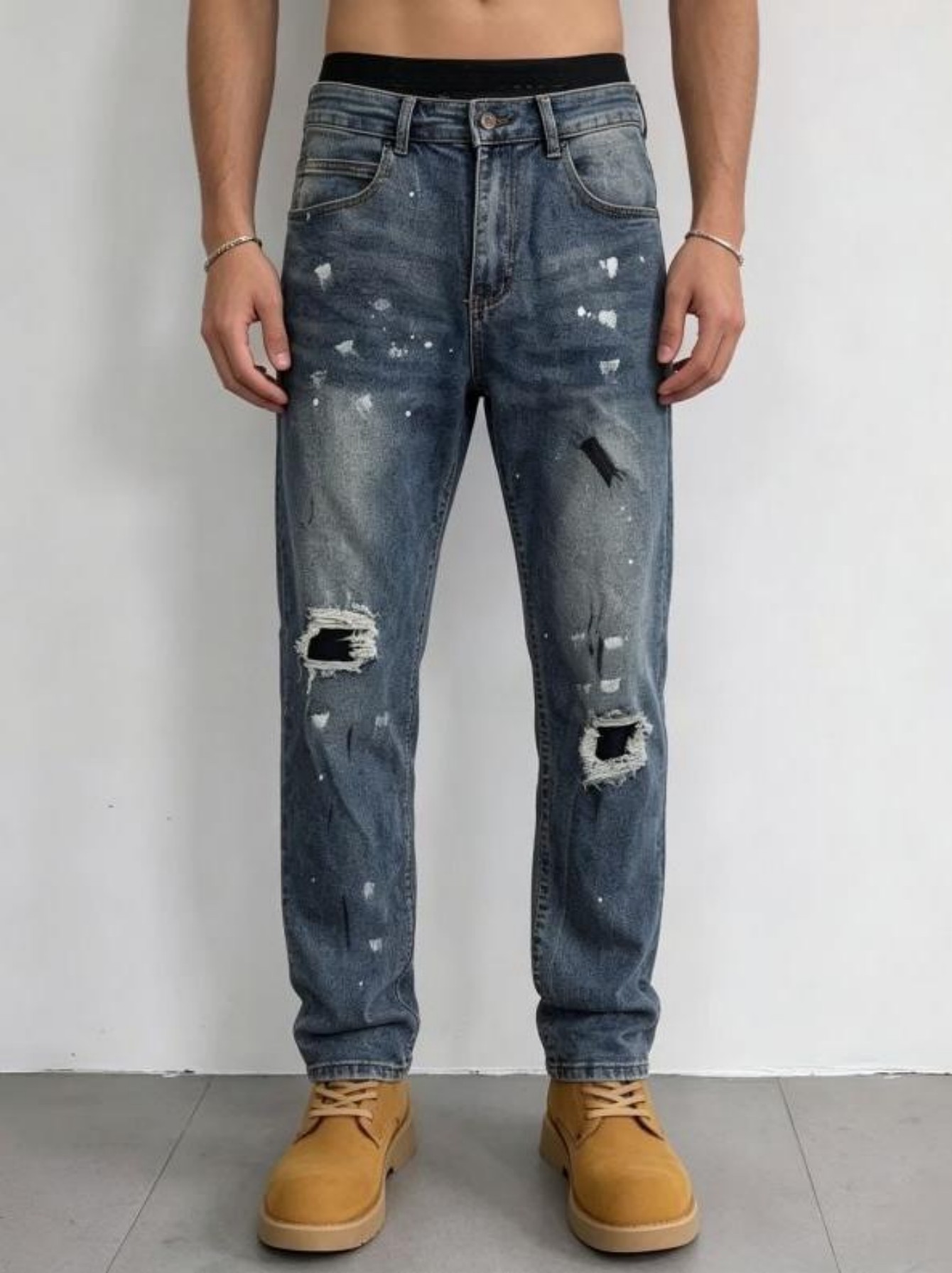 【HME】Erkek kot pantolonu |   Y - Streetwear Brand Tags incelemesi ve fiyatı
